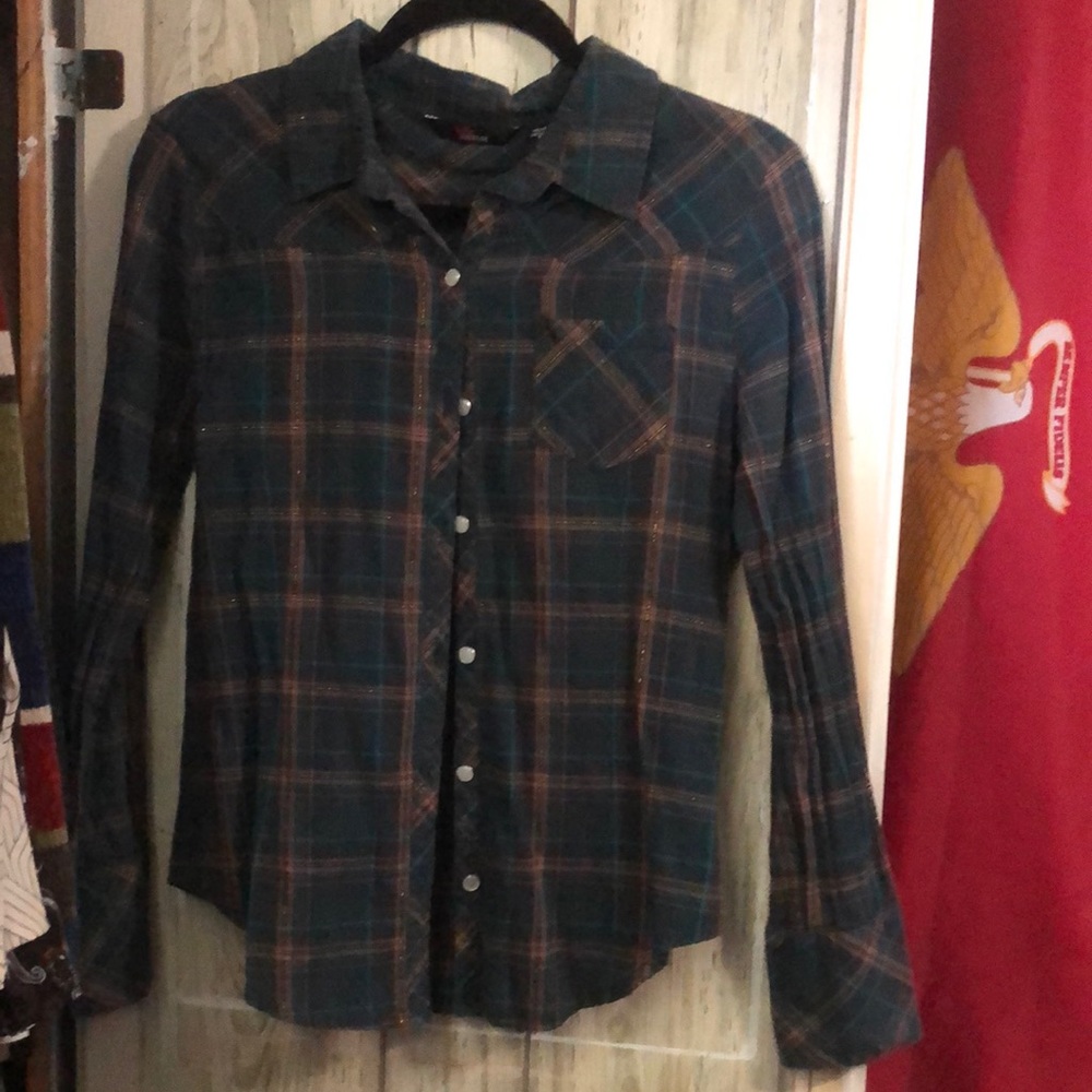 1955 vintage size large (fits like a small) button down long sleeve shirt